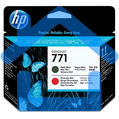 Картридж струйный HP CE017A черный матовый/хроматический красный печатающая головка для HP DJ Z6200