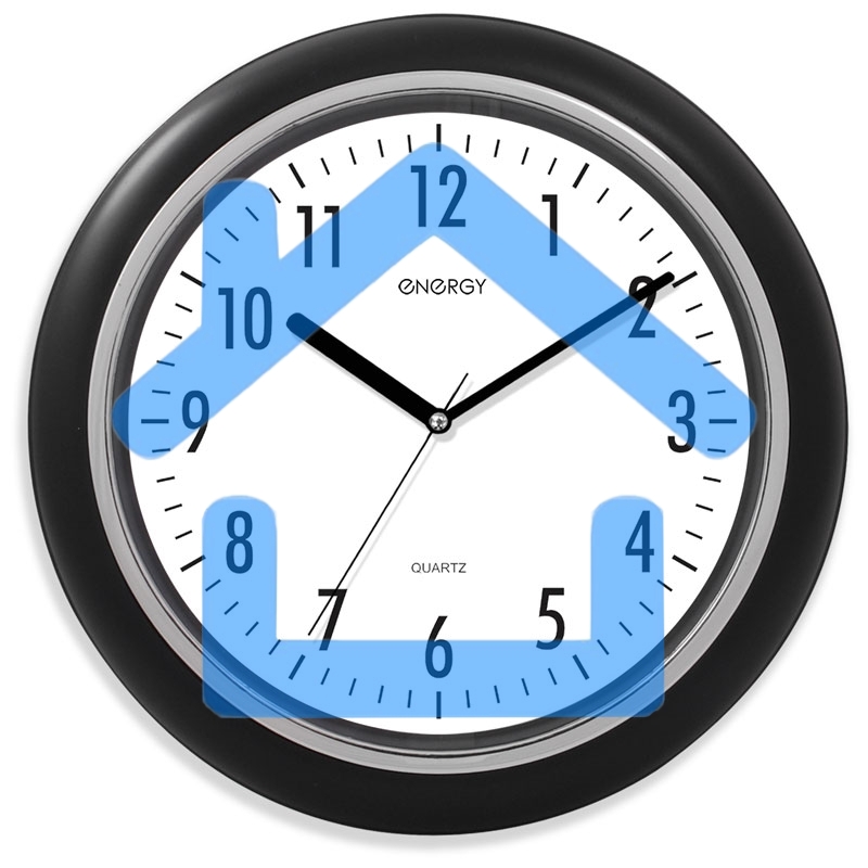 Часы настенные кварцевые Energy модель ЕС-07 круглые