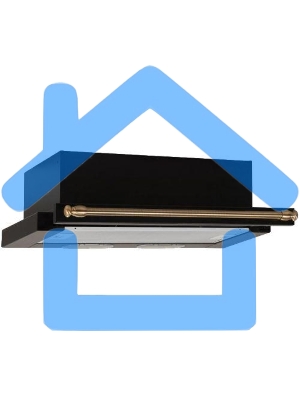 Вытяжка встраиваемая Elikor Интегра 60П-400-В2Л черный/бронза, 60 см, 400 куб. м/ч, 55 дБ