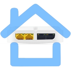 Точка доступа Zyxel NebulaFlex Pro WAX300H-EU0101F AX3000 10/100/1000BASE-TX белый