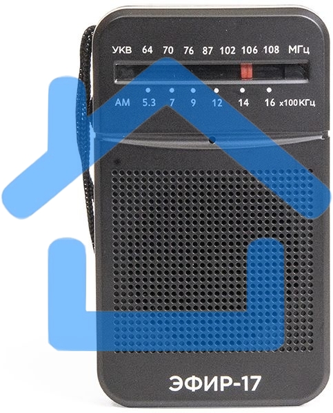 Радиоприемник портативный Сигнал Эфир-17 черный