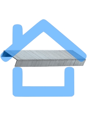 Скобы Matrix, 12 мм, для мебельного степлера, тип 53, 1000 шт.