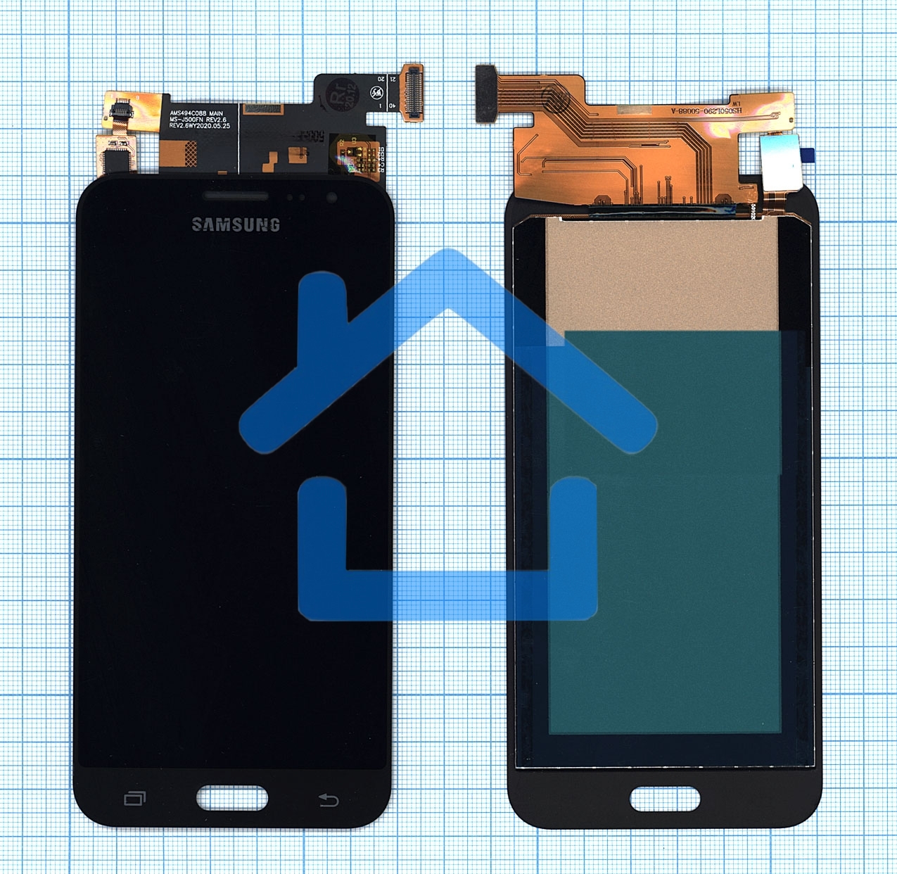 Дисплей для Samsung Galaxy J3 (2016) SM-J320 (OLED) черный