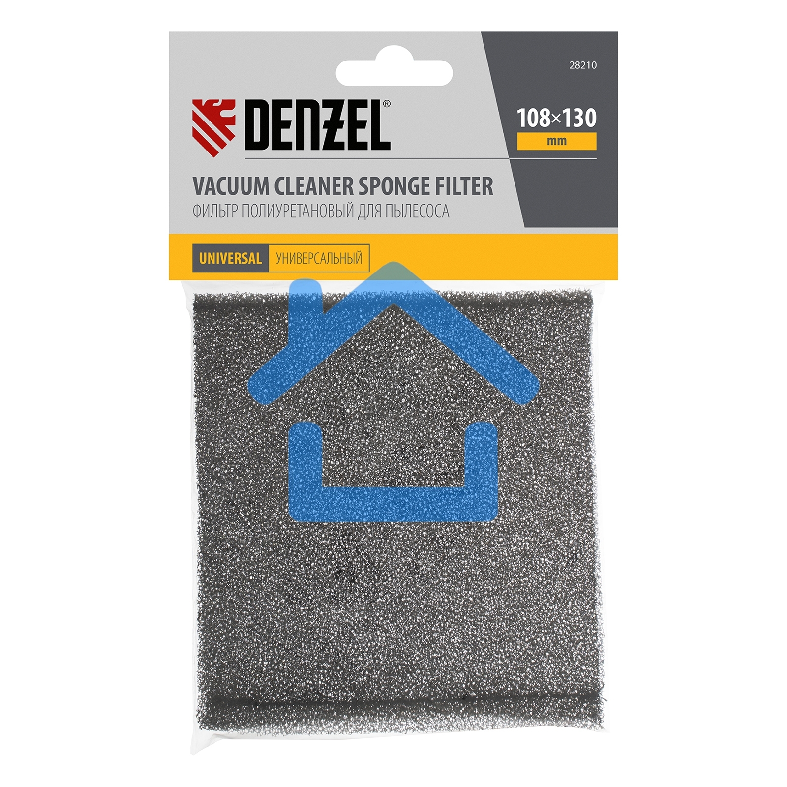 Фильтр полиуретановый для пылесоса универсальный Denzel