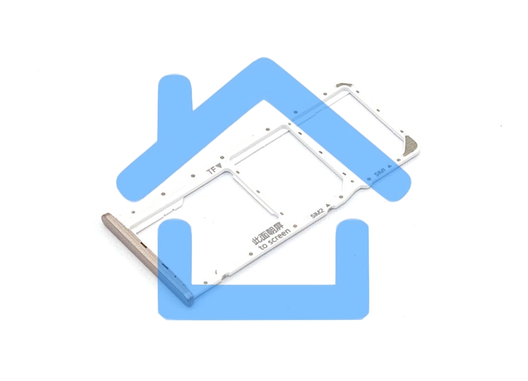 Лоток для SIM-карты Huawei Honor 7A Pro золотой