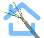 Кабель информационный Lanmaster TWT-5EFTP кат.5е SF/UTP общий экран в оплетке 4X2X24AWG PVC внутренний 305м серый