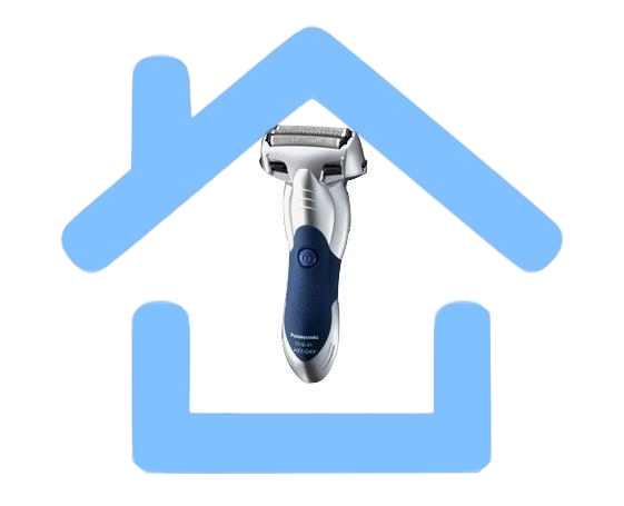 Электробритва сетчатая Panasonic ES-SL41-S520 реж.эл.:3 питан.:аккум. серый/синий