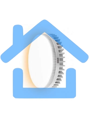 Лампа светодиодная LED Gauss 6Вт GX53 220В 2700К Elementary 83816