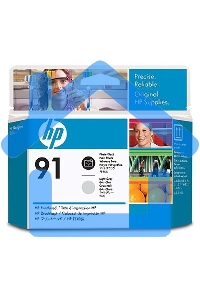 Картридж струйный HP №91 C9463A фото черный/светло-серый печатающая головка для HP Z6100