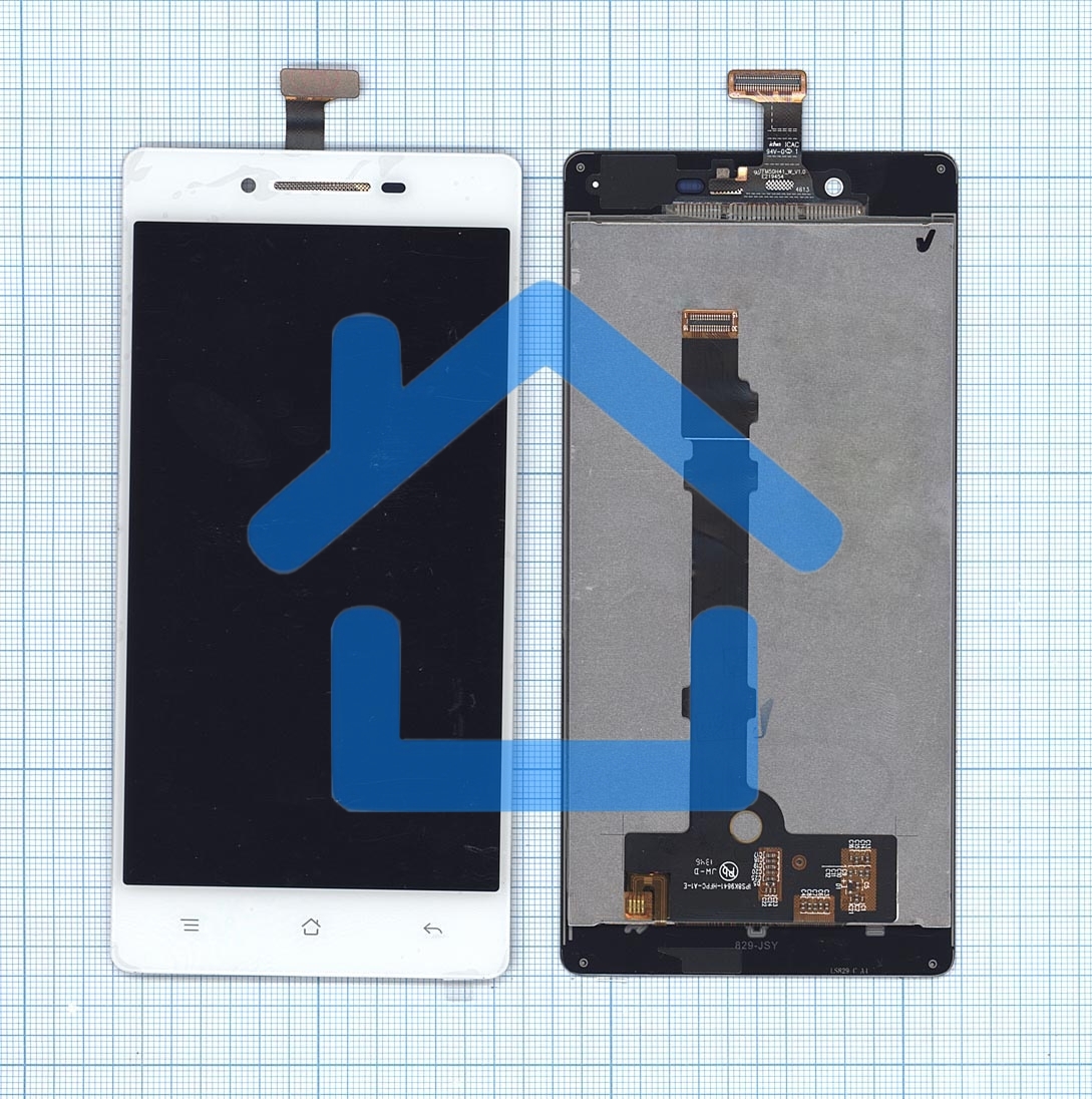 Дисплей для OPPO R1 белый