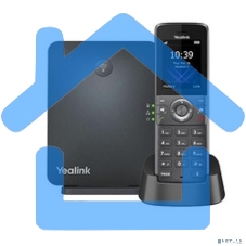 Телефон DECT-трубка Yealink W73P DECT (база W70B+трубка W73H) до 10 SIP-аккаунтов, до 10 трубок на базу, до 20 одноврем. Вызовов
