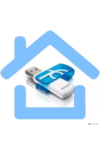 Флешка USB 16 Gb PHILIPS VIVID2.0 16 Gb, USB 2.0