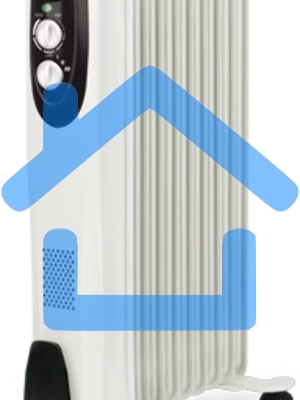 Обогреватель масляный Ballu Classic BOH/CL-09WRN (9 секций), белый, 2000 Вт, 25 м2, термостат