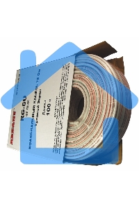 Кабель коаксиальный Rexant RG-6U+Cu, 75 Ом, Cu/Al/Cu/Al, 90%, две фольги, бухта 100 м, белый
