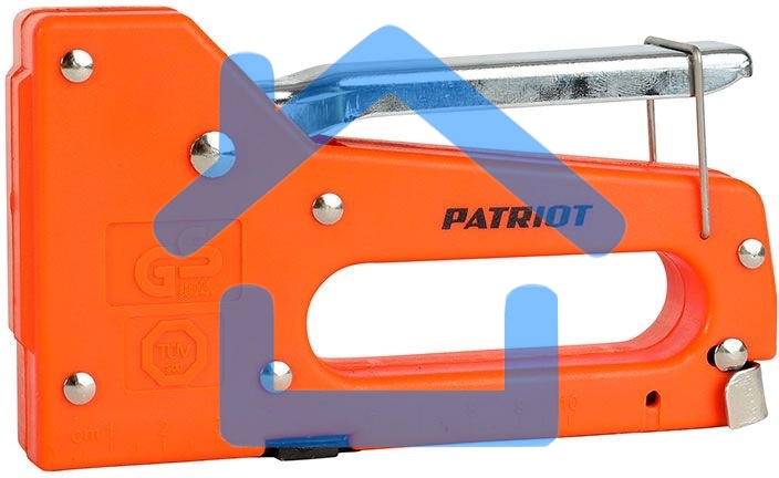 Степлер PATRIOT SPQ-113, пластиковый корпус, скобы тип 53 (4-8мм), 100 скоб в комплекте