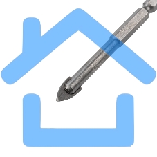 Сверло по стеклу и керамике 6 мм (шестигранный хвостовик) Kranz