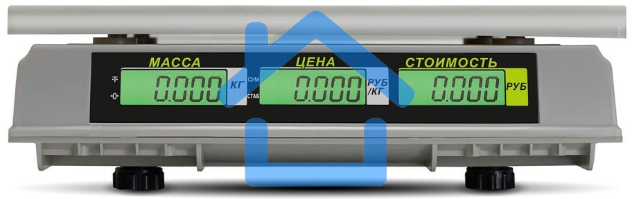 Весы торговые Mertech M-ER 326AC-32.5 LCD серый (3041)