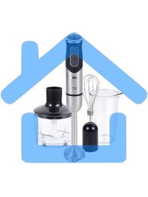 Блендер погружной BQ HB1232SS Black-Steel