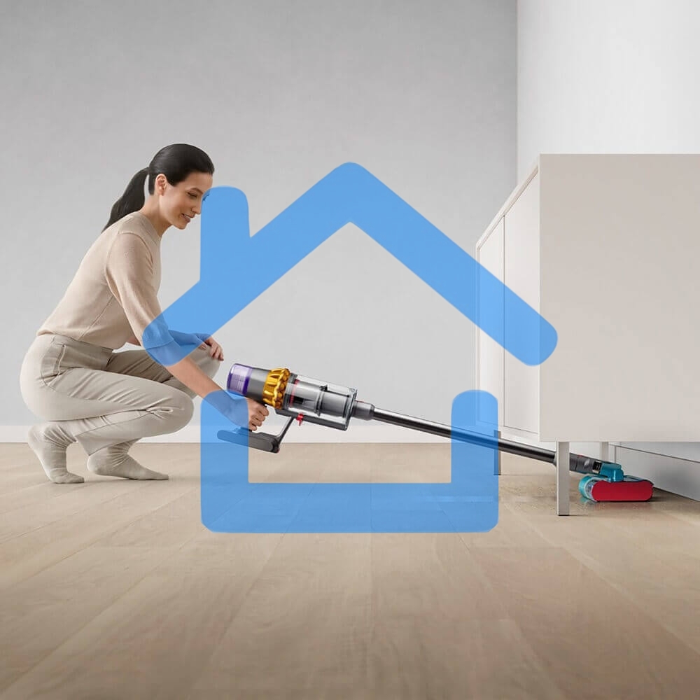 Пылесос вертикальный Dyson V15s Detect Submarine (448798-01) серый, питание от аккумулятора, 240 Вт, уборка влажная/сухая, пылесборник 0,76 л, работа от АКБ max 60 мин.