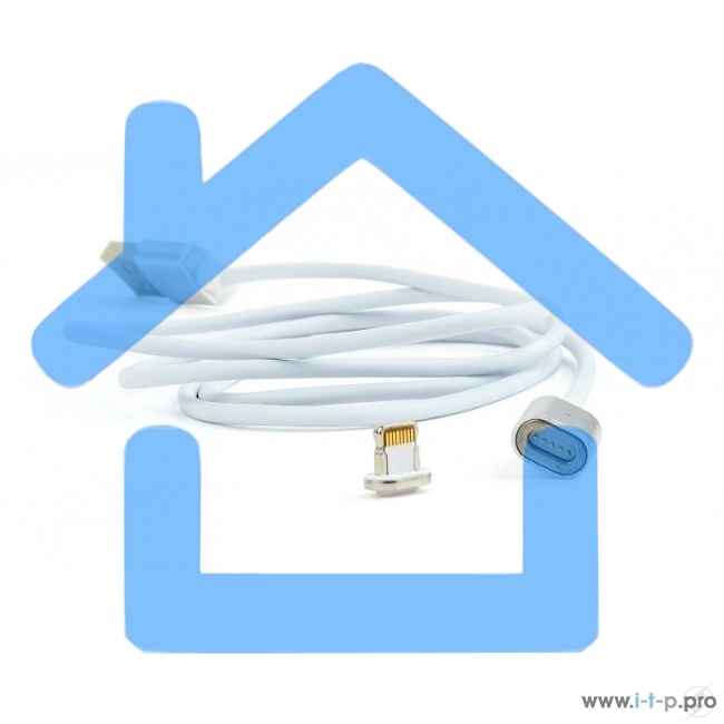 Кабель Cablexpert магнитный USB 2.0 CC-USB2-AMLMM-1M, AM/ iPhone lightning, магнитный кабель, 1м, алюминиевые разъемы, коробка