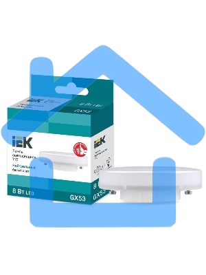 Лампа светодиодная Iek LLE-T80-8-230-40-GX53 ECO T75 таблетка 8Вт 230В 4000К GX53 IEK