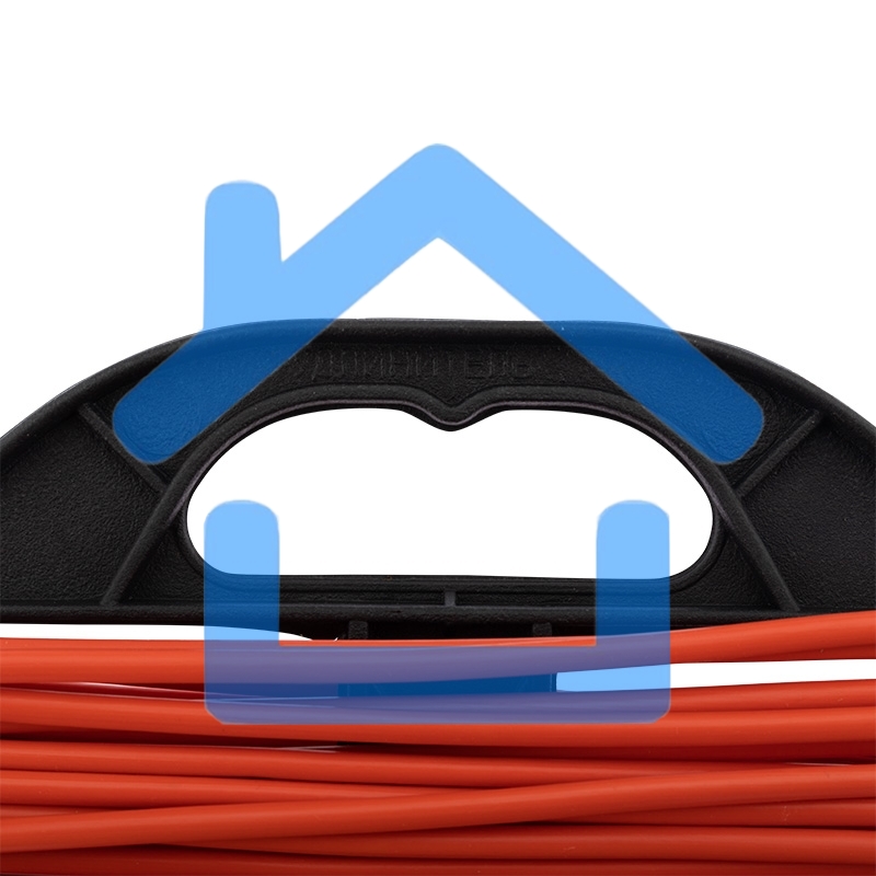 Удлинитель-шнур на рамке PROconnect ПВС 2х0.75, 20 м, б/з, 6 А, 1300 Вт, IP20, оранжевый (Сделано в России)