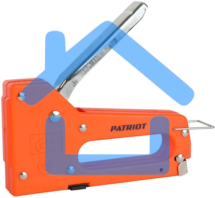 Степлер PATRIOT SPQ-113, пластиковый корпус, скобы тип 53 (4-8мм), 100 скоб в комплекте