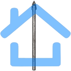 Сверло Kranz по стеклу и кафелю 5 мм