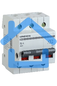 Выключатель нагрузки (мини-рубильник) 3п ВН-32 100А GENERICA ИЭК MNV15-3-100
