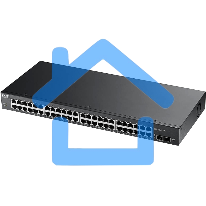 Коммутатор Zyxel GS1900-48 v2 GS1900-48-EU0102F 48G 2SFP управляемый