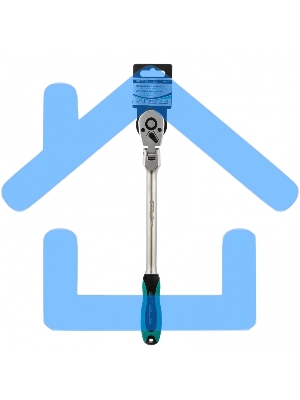 Ключ трещотка 3/8, 72 зуба, с быстрым сбросом. шарнирная СrV Stels