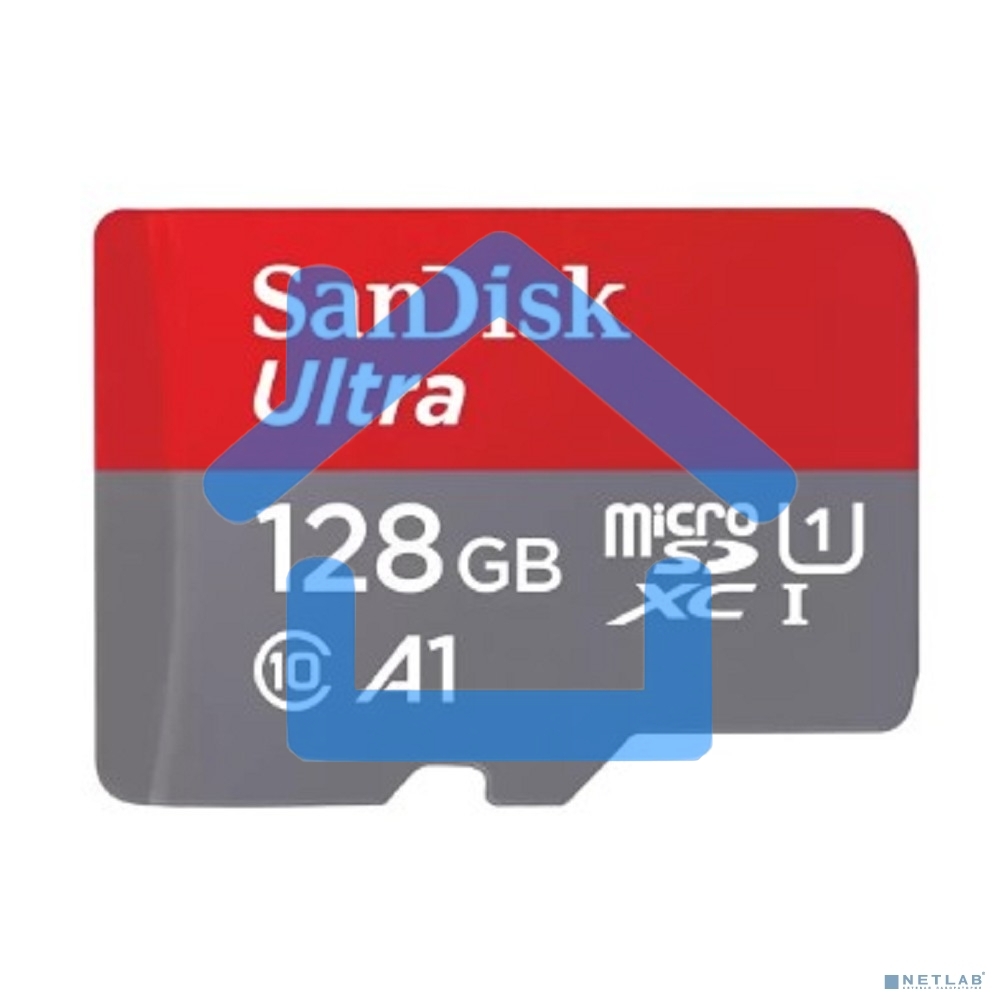 Флеш карта microSD 128Gb SanDisk microSDXC Class 10 Ultra UHS-I A1 140Mb/s