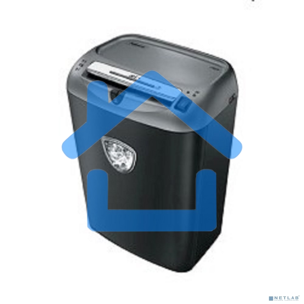 Шредер Fellowes Powershred 75Cs FS-46750 (FS-4675001/FS-4675002) авт., 3.9х50мм, 12лст., 27лтр., уничтожает: скобы, карты, скрепки, CD, селектор кол-ва листов