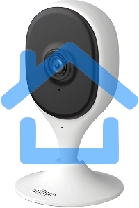 Компактная IP-видеокамера DAHUA DH-IPC-C3AP-0280B с Wi-Fi 2.4ГГц 3Мп, 1/3.2” CMOS, объектив 2.8мм, обнаружение людей, ИК 10м, микрофон, динамик