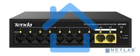 Коммутатор TENDA SG110PC 10PORT 10/100/1000M