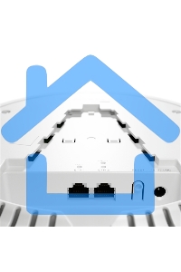Точка доступа MikroTik cAPGi-5HaxD2HaxD cAP ax Wi-Fi 6, AX1800, 2RJ45 1gbit