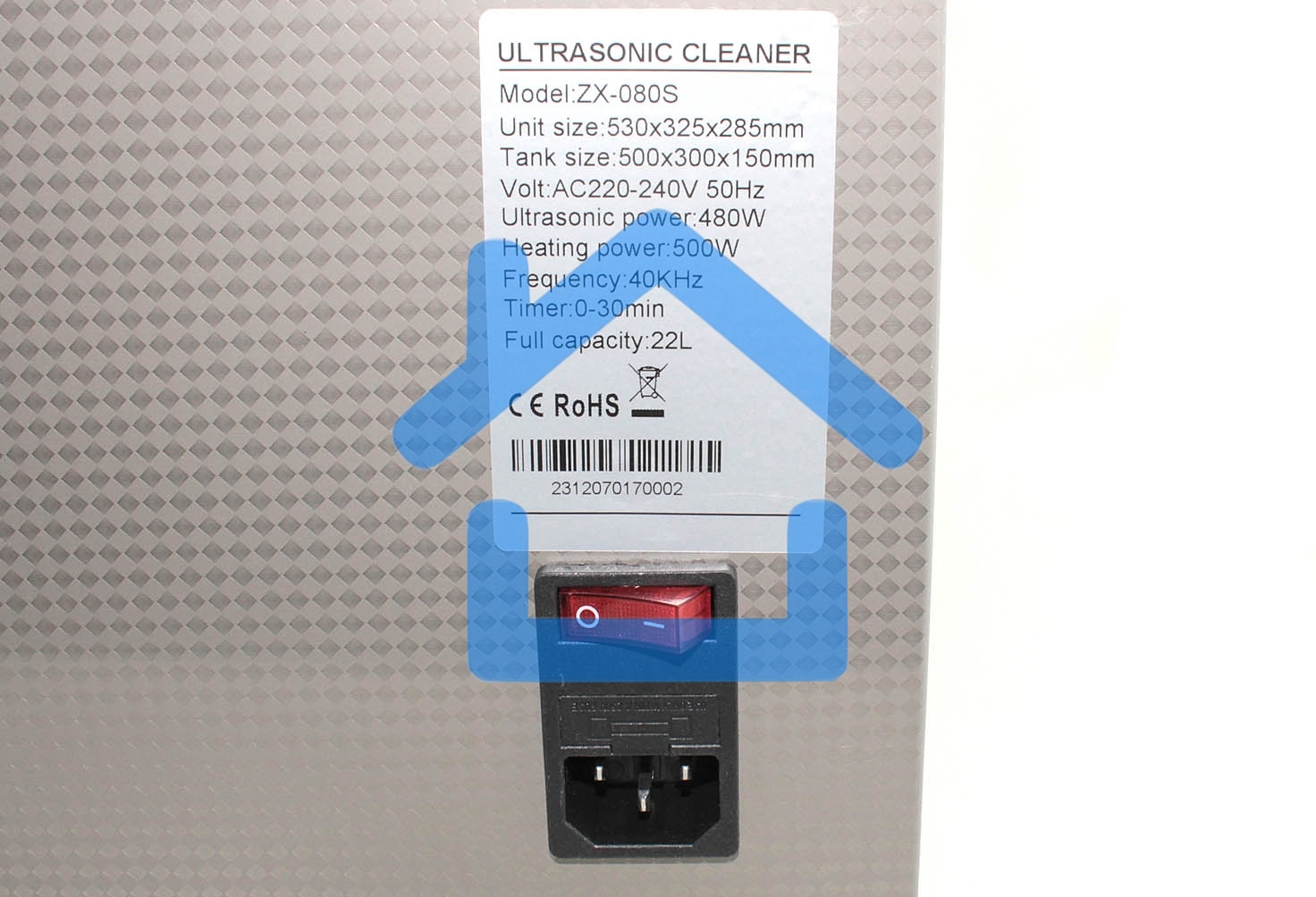 Ультразвуковая ванна Skymen ZX-080S 22 л, 480 Вт