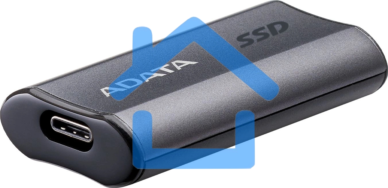 Твердотельный диск A-DATA External SC750 серый SC750-500G-CCBK 500Gb USB 3.2 Gen 2 Type-C, R/W -1050/1000 MB/s