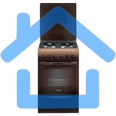 Плита газовая Gefest 5100-02 0001 коричневый, конфорок 4 газовых, духовка 52 л, 50 см x 85 см x 58.5 см