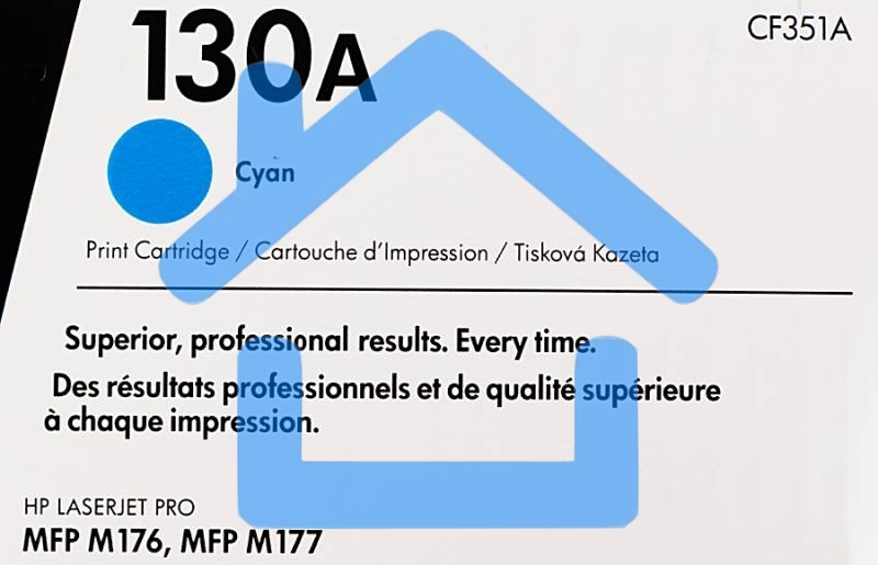 Тонер Картридж HP 130A CF351A голубой для HP M153/M176/M177