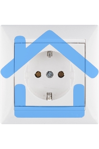 Рамка 1-м Valena белый  Leg 774451