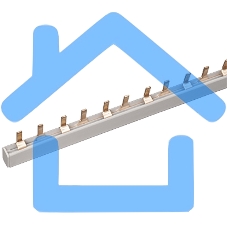 Шина соединительная типа PIN штырь 2Р 63 А 1 м Rexant (10 шт./уп.)