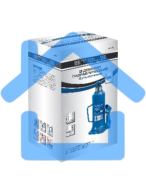 Домкрат гидравлический бутылочный, 16 т, h подъема 227–457 мм Stels