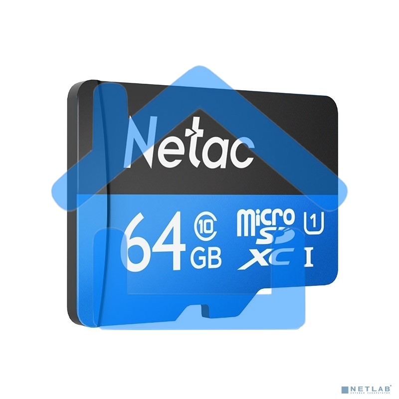 Флеш карта microSDHC 64Gb Netac P500 <NT02P500STN-064G-S> (без SD адаптера) 80MB/s