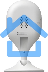 Компактная IP-видеокамера DAHUA DH-IPC-C3AP-0280B с Wi-Fi 2.4ГГц 3Мп, 1/3.2” CMOS, объектив 2.8мм, обнаружение людей, ИК 10м, микрофон, динамик