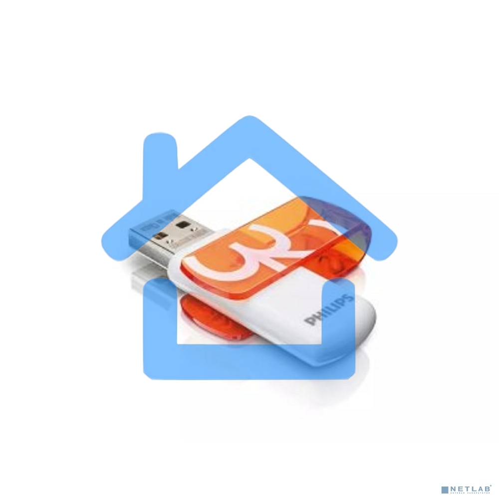 Флешка USB R/W 32Gb PHILIPS VIVID2.0 32Gb, USB 2.0