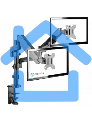 Кронштейн (держатель) ONKRON G140 для двух мониторов 13