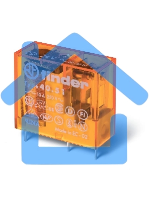 Реле электромагнитное SPDT U обмотки 230В AC 10А FINDER 405182300000