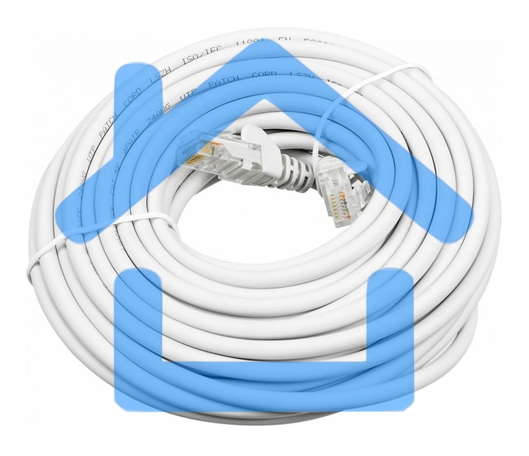 Патч-корд Lanmaster LAN-PC45/U5E-5.0-WH вилка RJ-45-вилка RJ-45 кат.5е 5м белый LSZH (уп.:1шт)