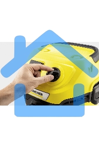 Строительный пылесос Karcher WD 3 P S V-17/4/20 желтый, 1000 Вт, уборка сухая/сбор воды, пылесборник мешок/контейнер, 17 л